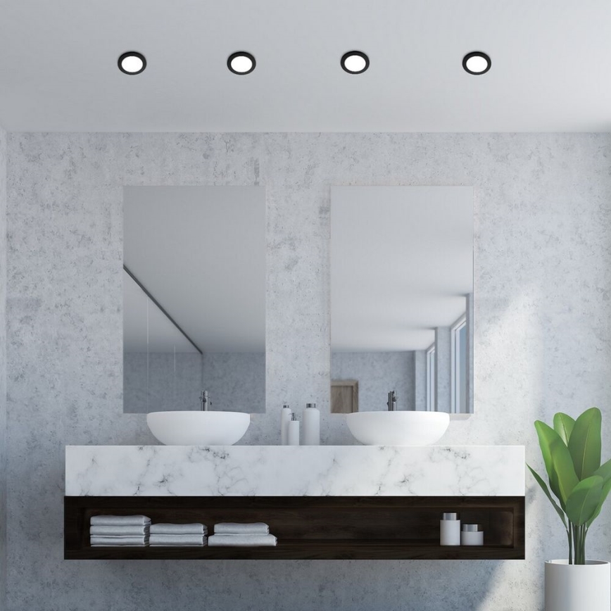 Rabalux - LED badrumstaklampa LED/3W/230V IP44 svart