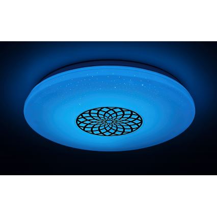 Rabalux - LED RGB dimbar taklampa LED/24W/230V 3000-6500K Wi-Fi Tuya Ø 39,5 cm + fjärrkontroll