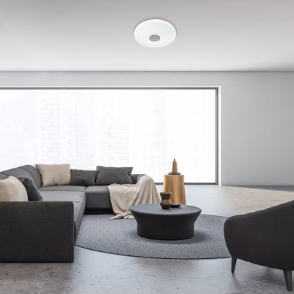 Rabalux - LED RGB dimbar taklampa LED/40W/230V 3000-6500K Wi-Fi Tuya Ø 60 cm + fjärrkontroll