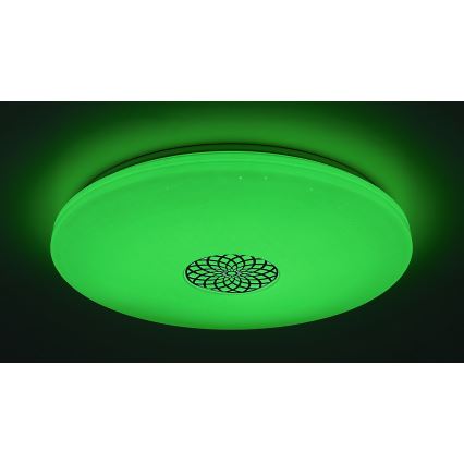 Rabalux - LED RGB dimbar taklampa LED/40W/230V 3000-6500K Wi-Fi Tuya Ø 60 cm + fjärrkontroll