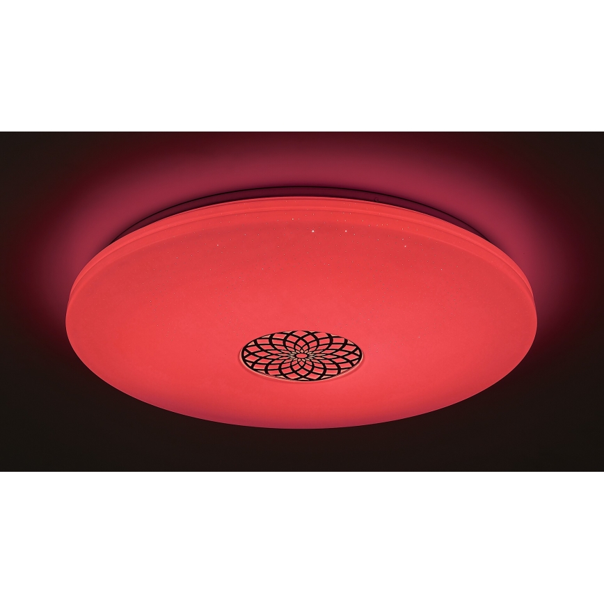 Rabalux - LED RGB dimbar taklampa LED/40W/230V 3000-6500K Wi-Fi Tuya Ø 60 cm + fjärrkontroll