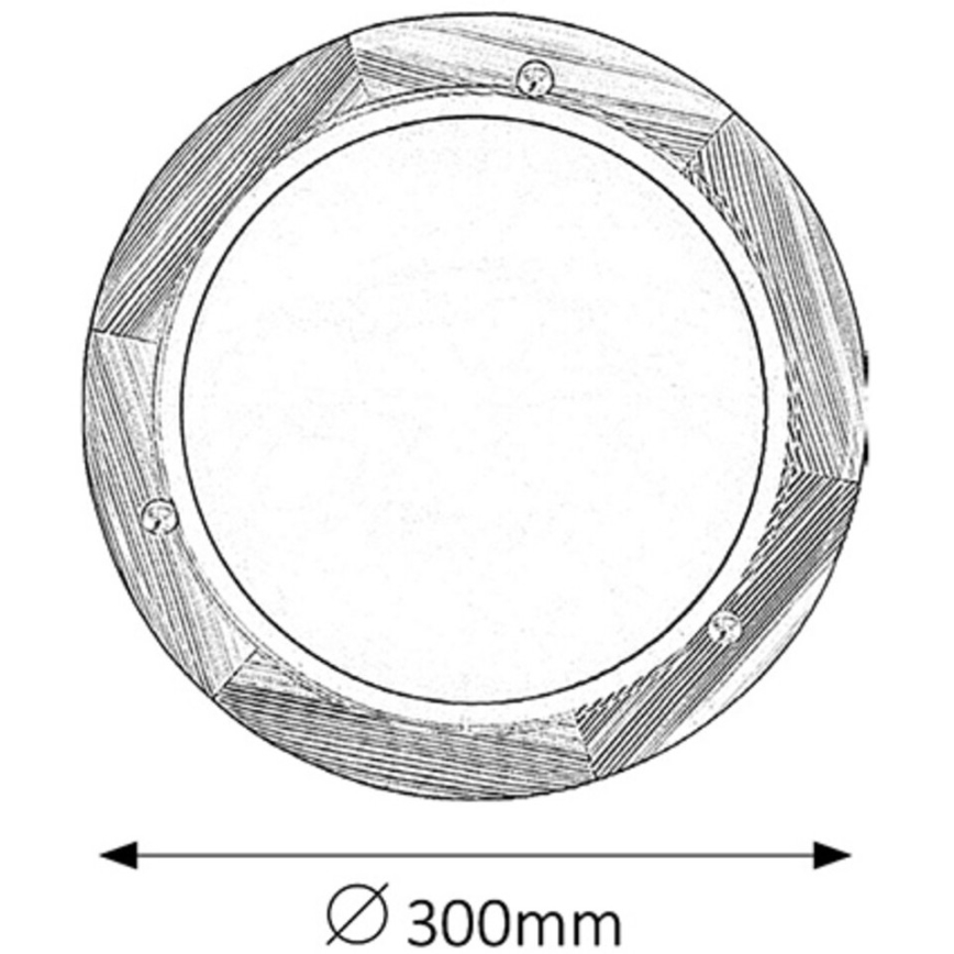 Rabalux - Taklampa 1xE27/60W/230V diameter 30 cm