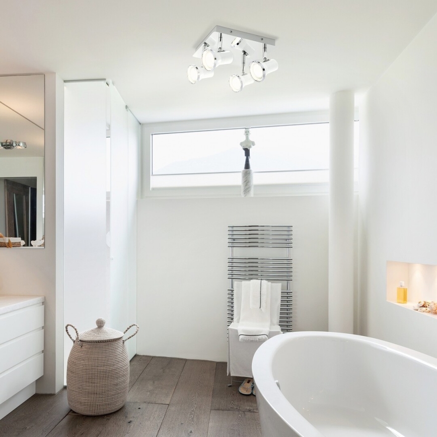 Rabalux 5500 - LED Badrum spotlight STEVE 4xGU10/4,5W/230V IP44