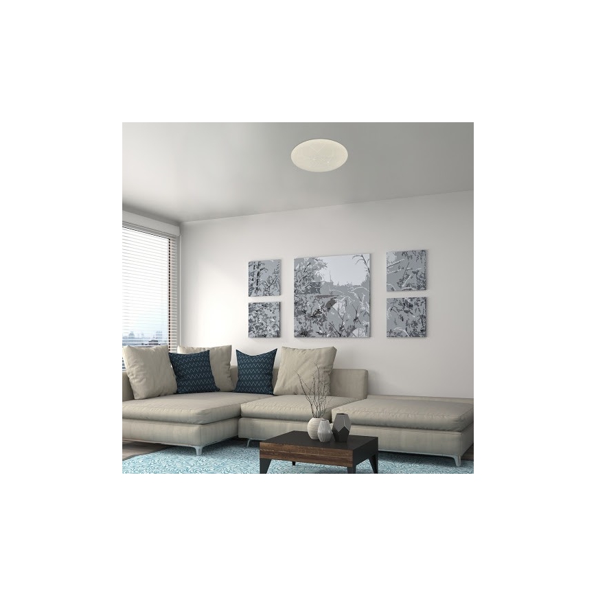 Rabalux - dimbar LED-taklampa 24W/230V, Wi-Fi, 3000-6500K, med fjärrkontroll, Ø 39 cm