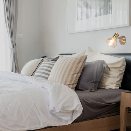 Rabalux 5546 - Väggbelysning HOLLY 1xE14/40W/230V guld