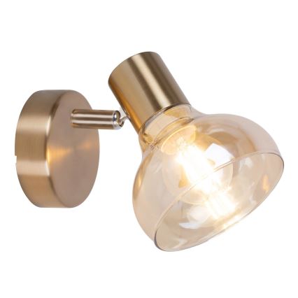 Rabalux 5546 - Väggbelysning HOLLY 1xE14/40W/230V guld