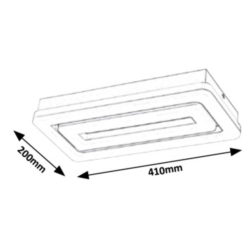 Rabalux - LED taklampa LED/40W/230V 20x41 cm