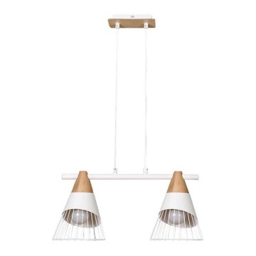 Rabalux 5666 - Ljuskrona med snöre ISAAC 2xE27/60W/230V