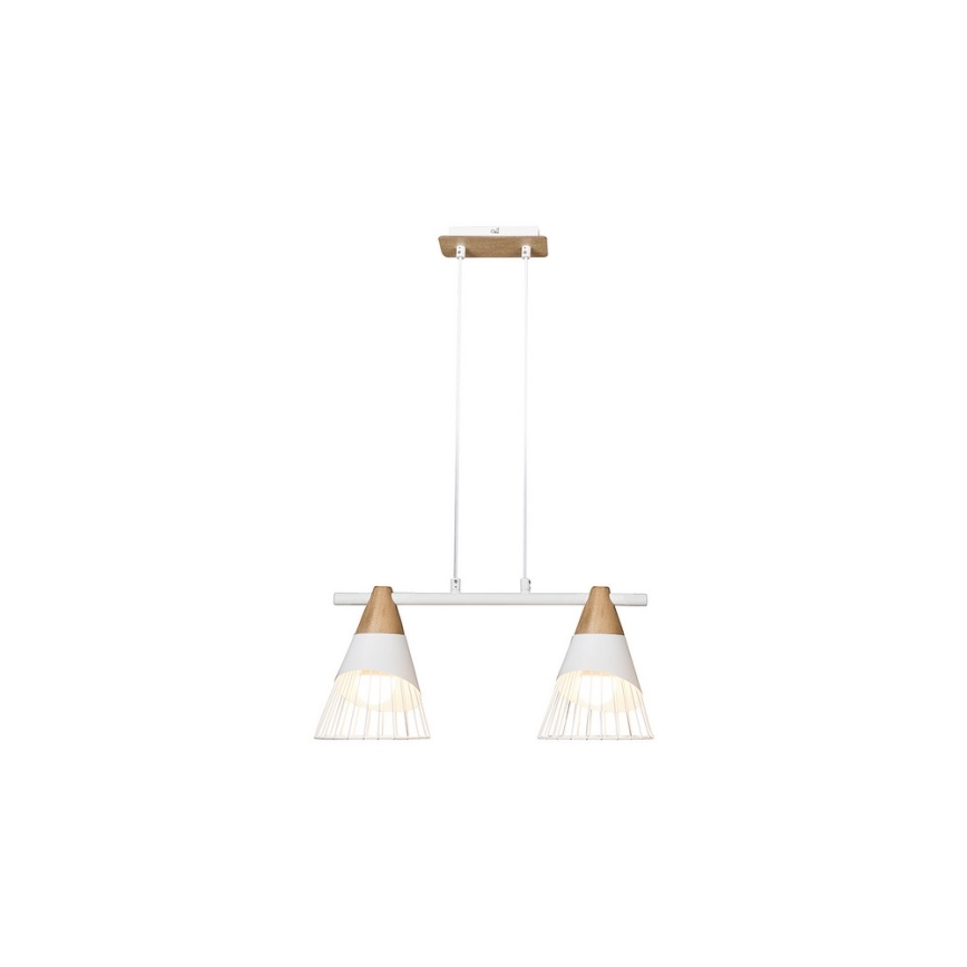 Rabalux 5666 - Ljuskrona med snöre ISAAC 2xE27/60W/230V