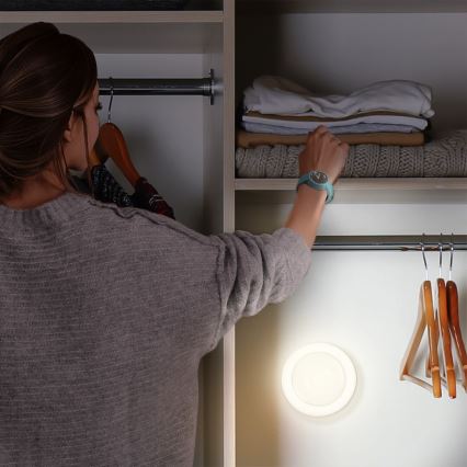 Rabalux - LED nattlampa med sensor LED/0,5W/3xAAA 4000K