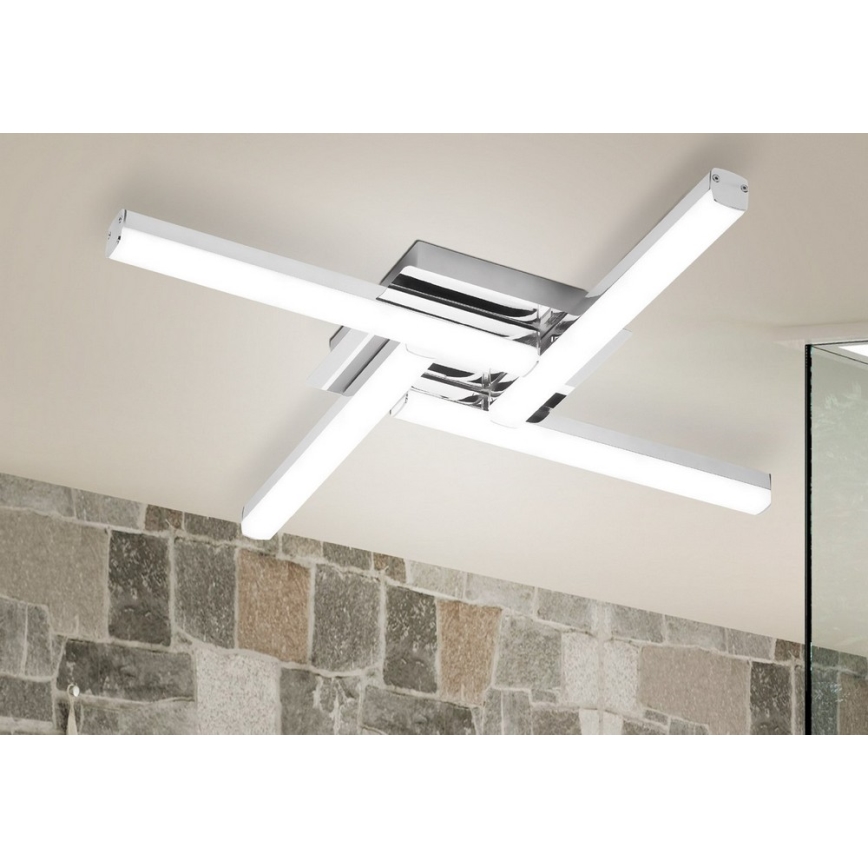Rabalux - LED taklampa för badrum 4xLED/6W IP44 61x61 cm