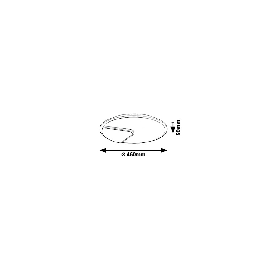 Rabalux - LED taklampa BOSWELL LED/40W/230V diameter 46 cm