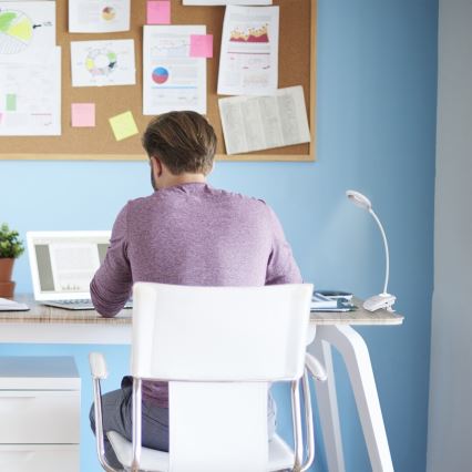 Rabalux 6448 - Dimbar LED-lampa med klämma HARRIS LED/4W