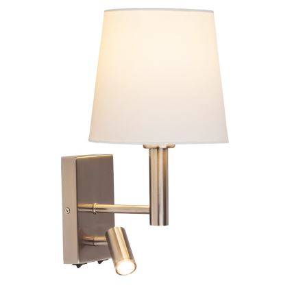 Rabalux - LED Vägglampa E27/40W + LED/3W