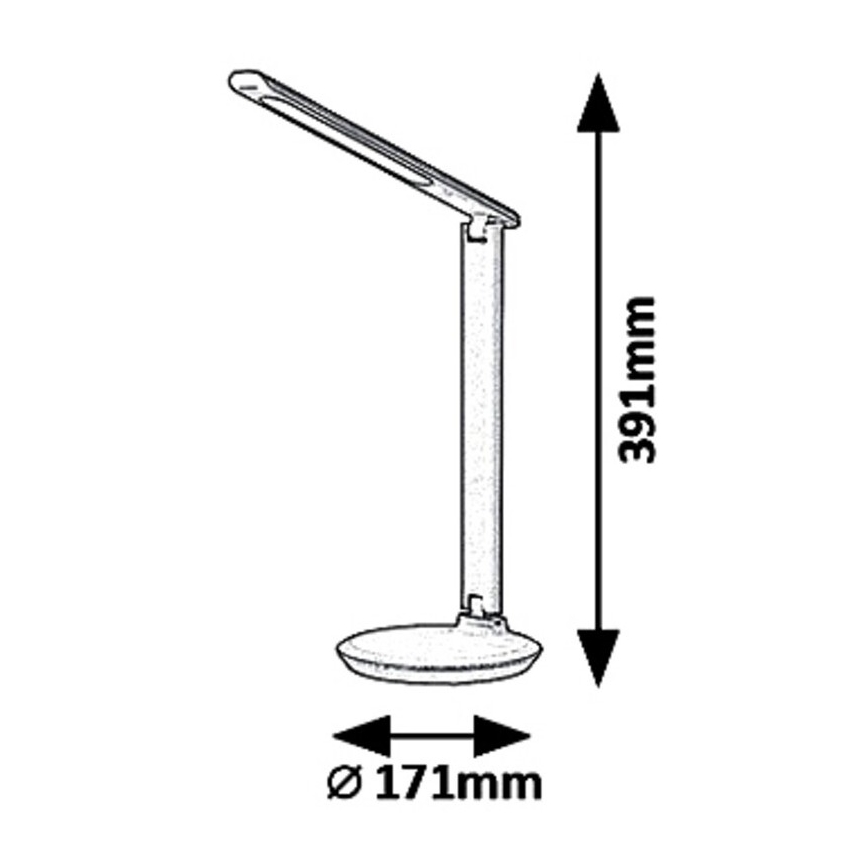 Rabalux 6979 - LED Dimbar Bordslampa OSIAS LED/9W/230V