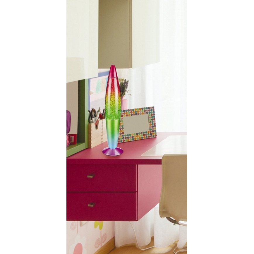 Rabalux 7008 - Bordslampa Barn GLITTER 1xE14/25W/230V