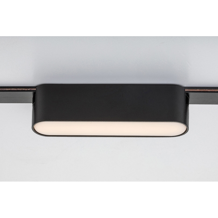 Rabalux - LED Takljus för 1-fas skenssystem LED/6W/24V 3000K 11,5 cm svart