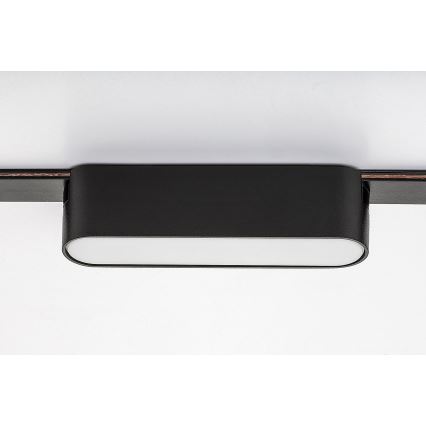 Rabalux - LED Takljus för 1-fas skenssystem LED/6W/24V 3000K 11,5 cm svart