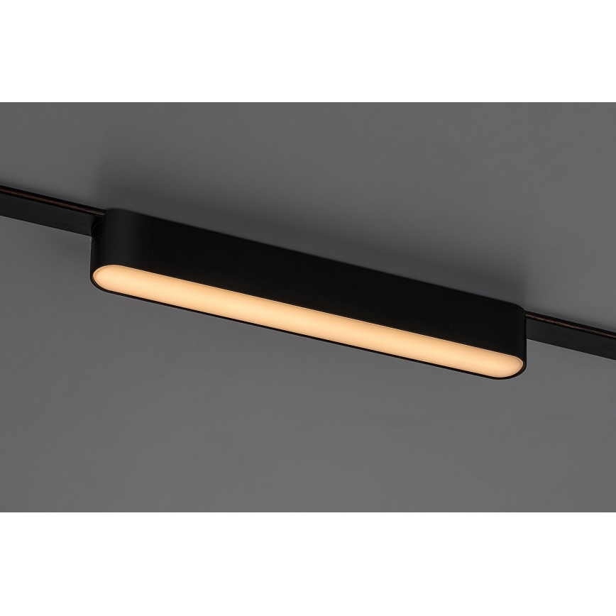 Rabalux - LED Takljus för 1-fas skenssystem LED/12W/24V 3000K 22 cm svart