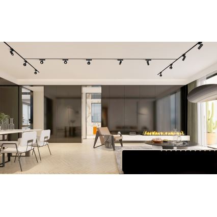 Rabalux - LED Spotlight för 1-fas skensystem LED/5W/24V 3000K svart