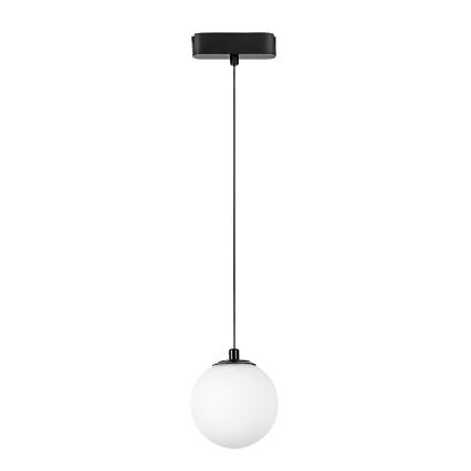 Rabalux - LED ljuskrona med textilsladd för 1-fas skensystem LED/5W/24V 3000K svart