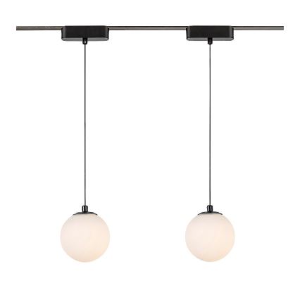 Rabalux - LED ljuskrona med textilsladd för 1-fas skensystem LED/5W/24V 3000K svart