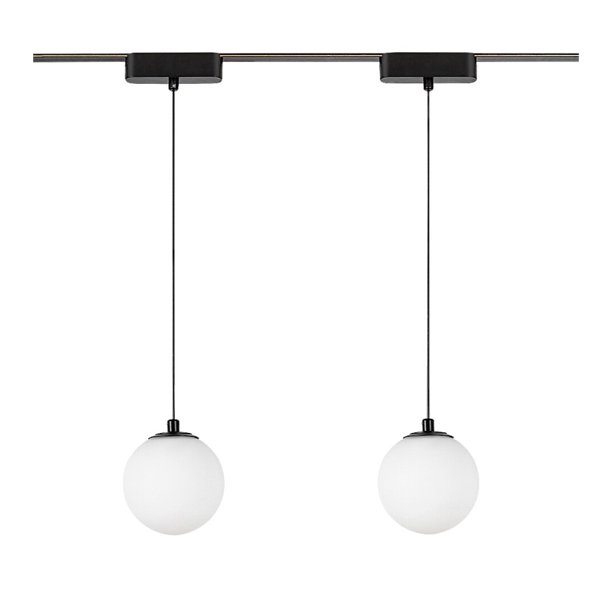 Rabalux - LED ljuskrona med textilsladd för 1-fas skensystem LED/5W/24V 3000K svart