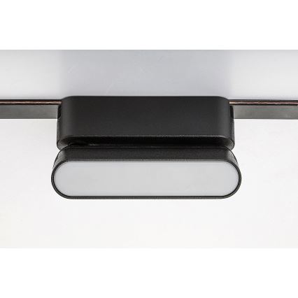 Rabalux - LED Takljus för 1-fas skenssystem LED/6W/24V 4000K 11,5 cm svart