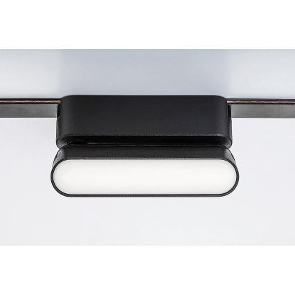 Rabalux - LED Takljus för 1-fas skenssystem LED/6W/24V 4000K 11,5 cm svart