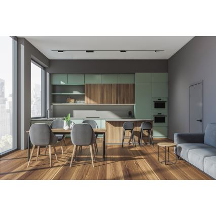 Rabalux - LED Takljus för 1-fas skenssystem LED/12W/24V 4000K 22 cm svart