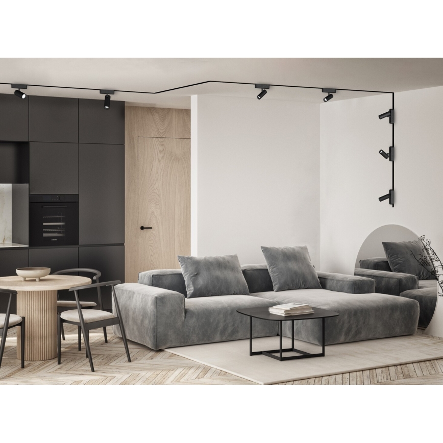 Rabalux - LED Dimbar spotlight för 1-fas skensystem LED/5W/24V 2700-5500K Wi-Fi Tuya svart