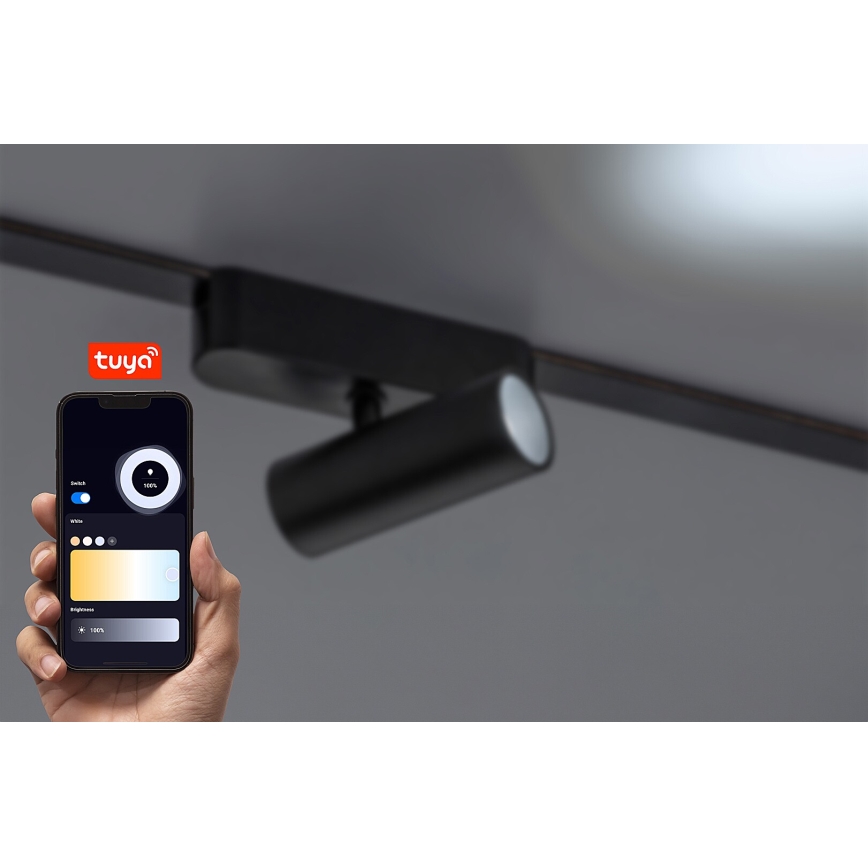 Rabalux - LED Dimbar spotlight för 1-fas skensystem LED/9W/24V 2700-5500K Wi-Fi Tuya svart