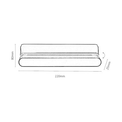 Rabalux - LED Dimbar taklampa för 1-fas skensystem LED/7W/24V 2700-5500K Wi-Fi Tuya 22 cm svart