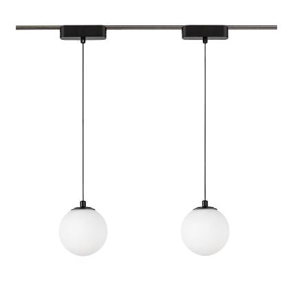 Rabalux - LED ljusreglerad ljuskrona på textilsladd för 1-fas skensystem LED/5W/24V 2700-5500K Wi-Fi Tuya svart