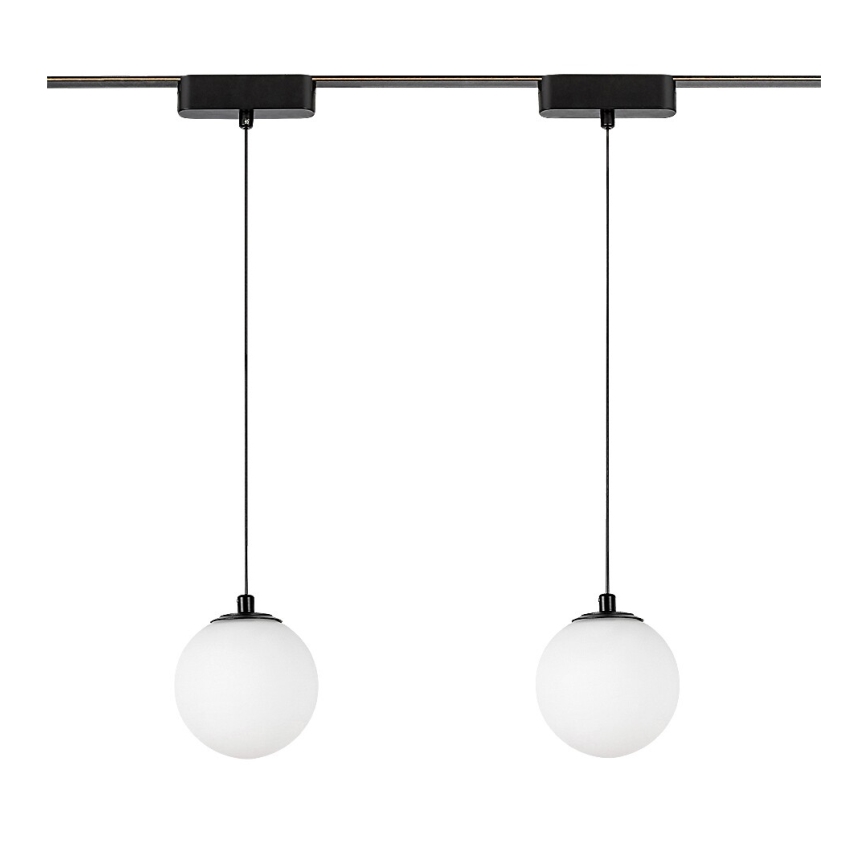 Rabalux - LED ljusreglerad ljuskrona på textilsladd för 1-fas skensystem LED/5W/24V 2700-5500K Wi-Fi Tuya svart