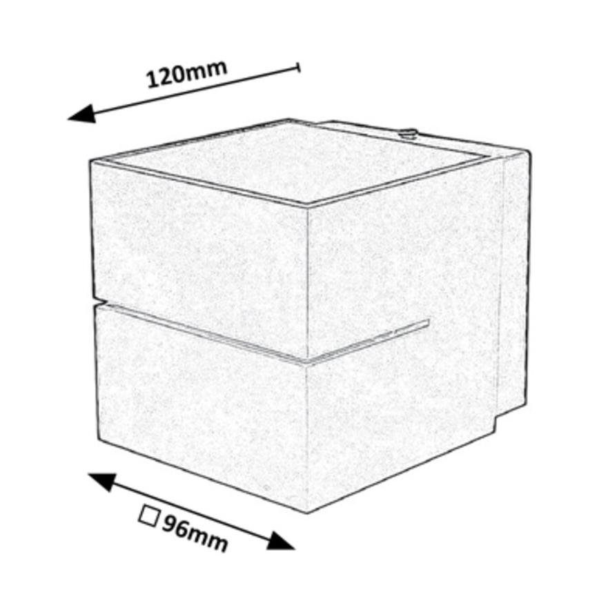 Rabalux - Vägglampa  1xG9/10W/230V vit 