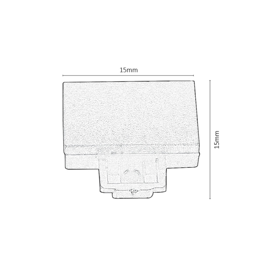 Rabalux - KIT 2x Slutkontakt för lampor i skensystem