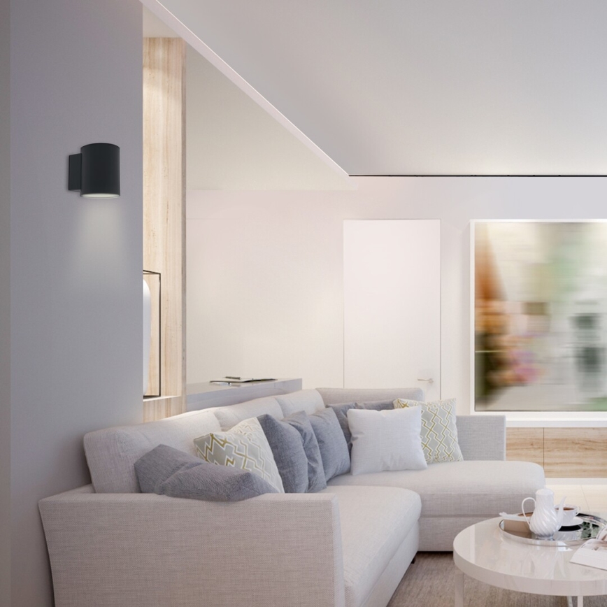 Rabalux - Vägglampa  1xG9/10W/230V svart 