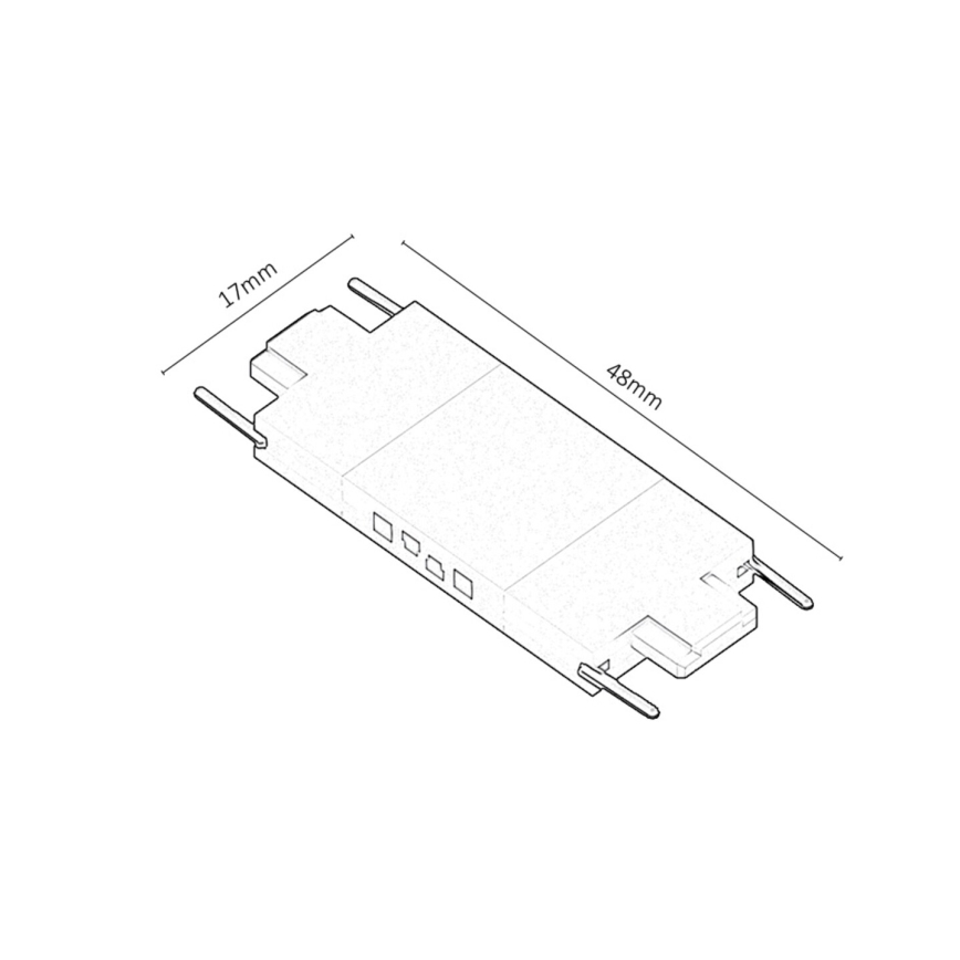 Rabalux - Ljuskontakt i skensystem rak typ