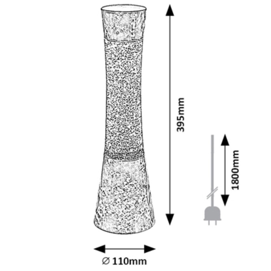 Rabalux  - Lava lampa MINKA 1xGY6,35/20W/230V blå