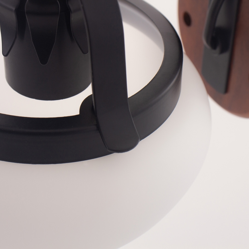 Rabalux - Vägglampa E27/60W/230V valnöt