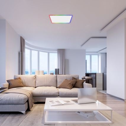 Rabalux - LED RGB Dimbar taklampa LED/18W/230V 3000-6500K 30x30 cm + fjärrkontroll