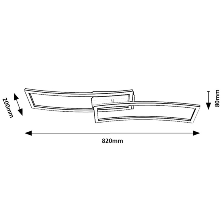 Rabalux - LED Taklampa LED/40W/230V 3000K 82x20 cm