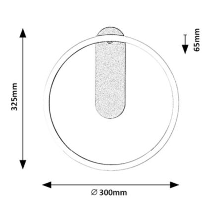 Rabalux - LED Vägglampa LED/14W/230V 3000K