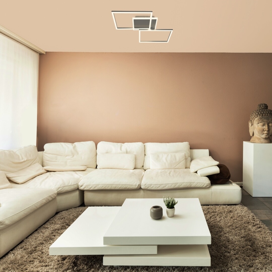 Rabalux - LED Taklampa LED/40W/230V 4000K matt krom 39x50 cm