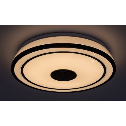 Rabalux - LED RGB Dimbart taklampa med högtalare LED/24W/230V 3000-6500K + fjärrkontroll Ø 39,5 cm