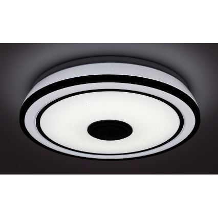 Rabalux - LED RGB Dimbart taklampa med högtalare LED/24W/230V 3000-6500K + fjärrkontroll Ø 39,5 cm