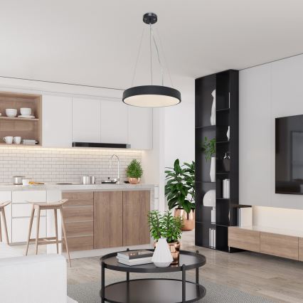 Rabalux - LED Taklampa med kabel LED/36W/230V 3000K svart