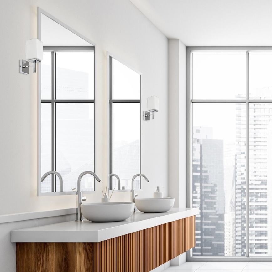 Rabalux - Vägglampa för badrum 1xE14/10W/230V IP44 skinande krom