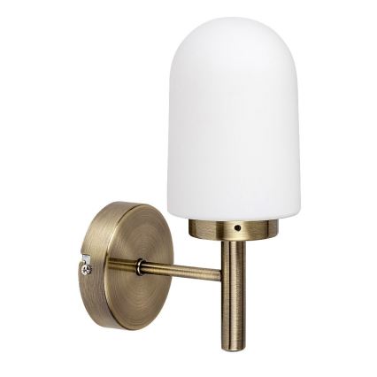 Rabalux - Vägglampa för badrum 1xE14/10W/230V IP44 brons